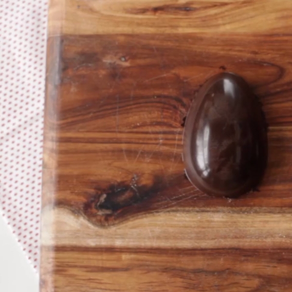 Easter Chocolate Eggs Made with a Mold