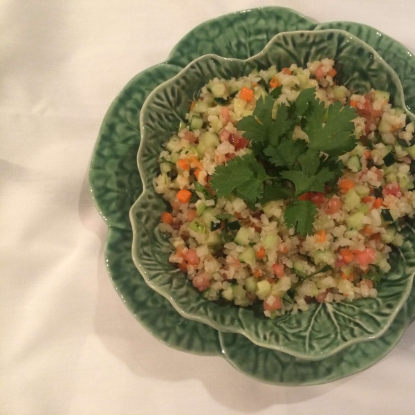 Cauliflower Rice Chopped Salad