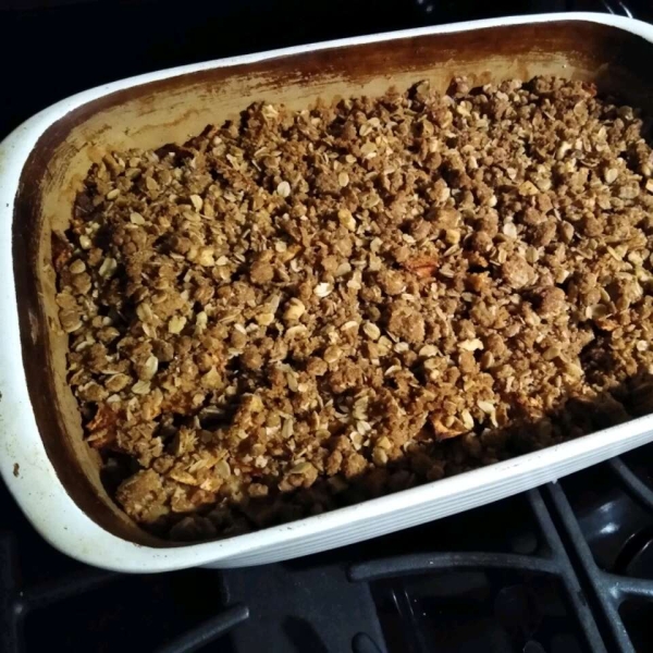 Healthier Apple Crisp