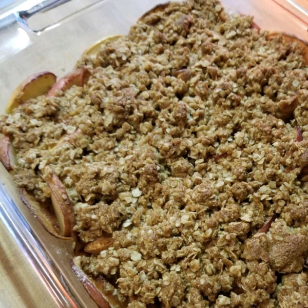 Healthier Apple Crisp