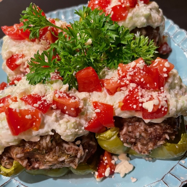 Greek-Inspired Stuffed Peppers