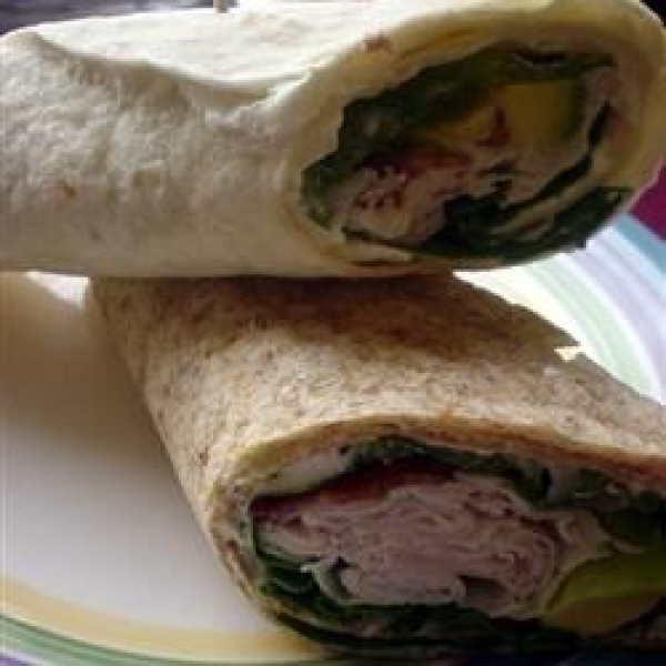 Smoked Turkey Tortilla Wraps