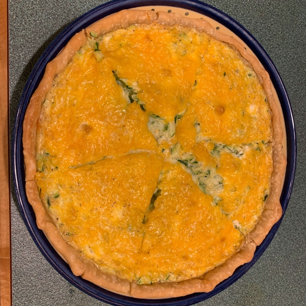 Easiest Zucchini Quiche