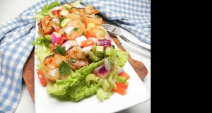 Italian Grilled Shrimp Salad