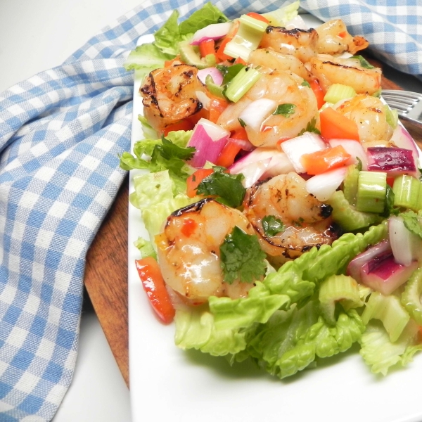Italian Grilled Shrimp Salad