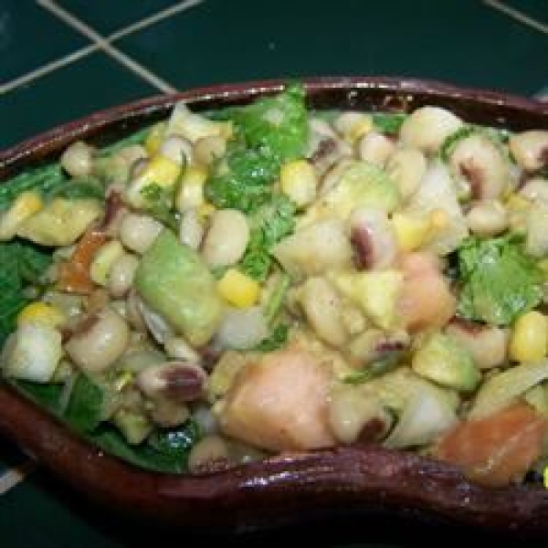 Avocado and Black Eyed Pea Salsa