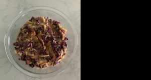 Purple Apple Slaw with Peanut Butter Dressing