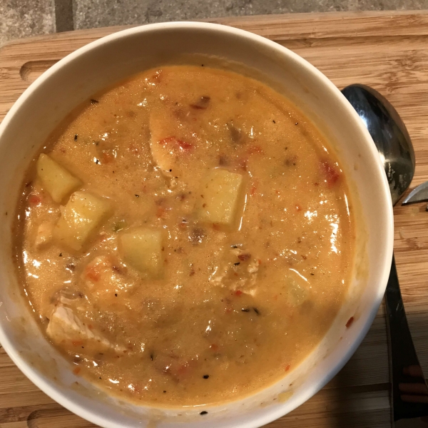 Chipotle Leek and Potato Soup