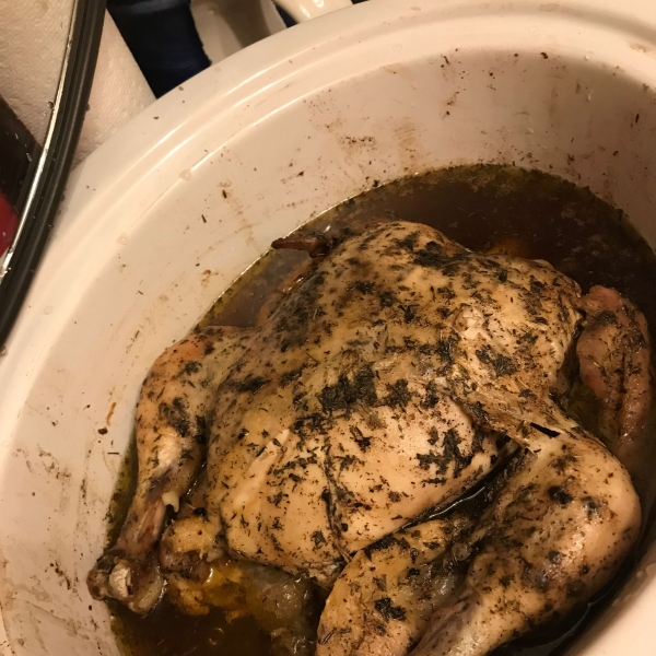 Slow Cooker Lemon Pepper Chicken