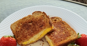 Grilled Cheese and Scrambled Egg Sandwich