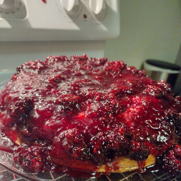 Blackberry Upside-Down Cake