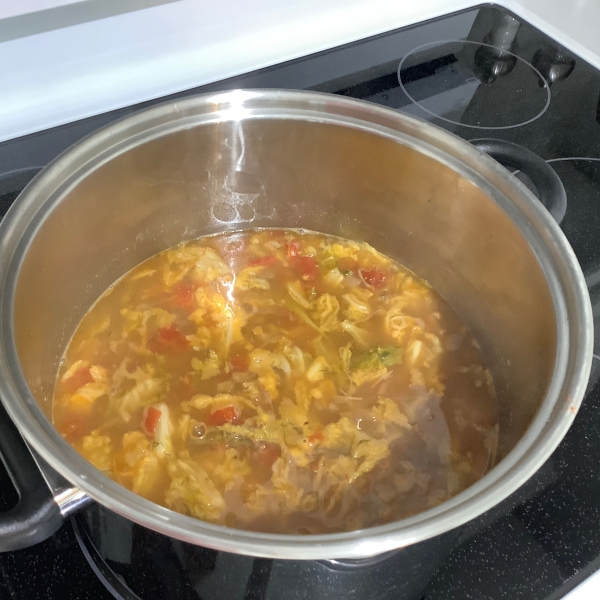 Sweet and Sour Cabbage Soup