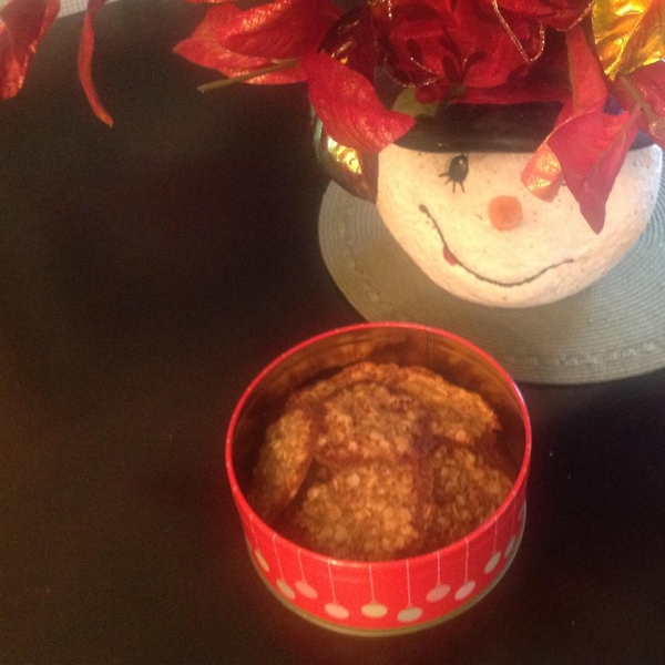 Butterscotch Lace Cookies