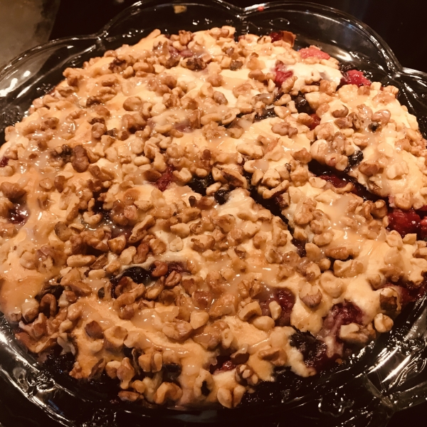 Raspberry Almond Coffeecake
