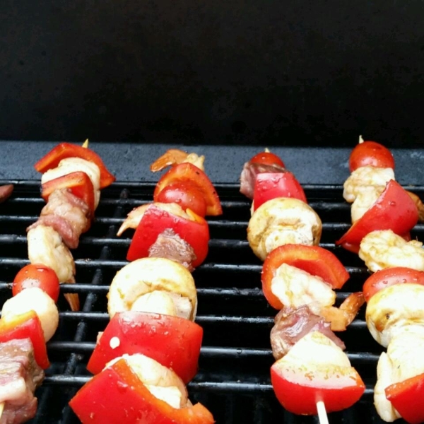 Scallop and Shrimp Kabobs