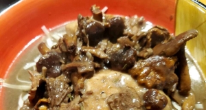 Chicken with Chanterelle Mushrooms and Marsala Wine