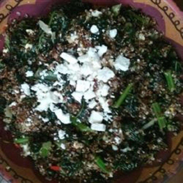 Red Quinoa and Tuscan Kale