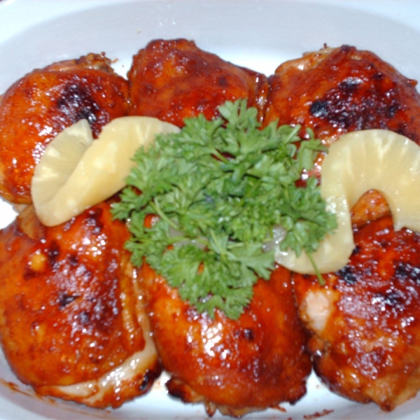 Caribbean Canadian Glazed Chicken