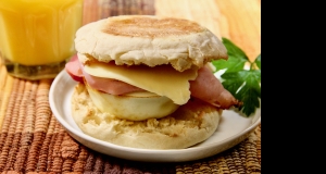 Ham, Egg, and Cheese Breakfast Sandwiches