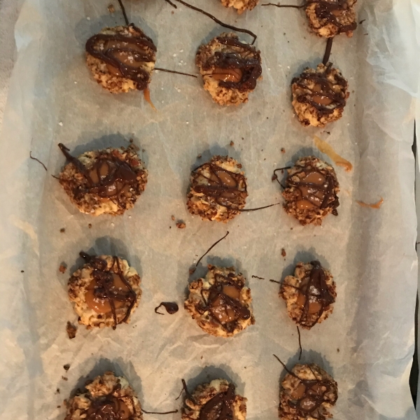 Salted Caramel Chocolate Pecan Cookies