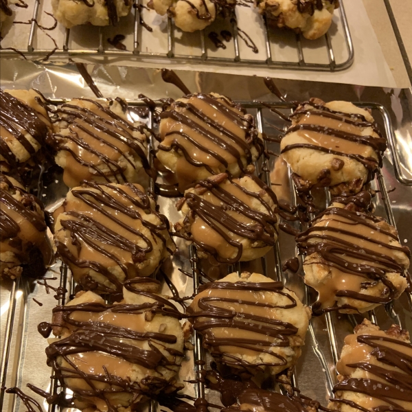 Salted Caramel Chocolate Pecan Cookies