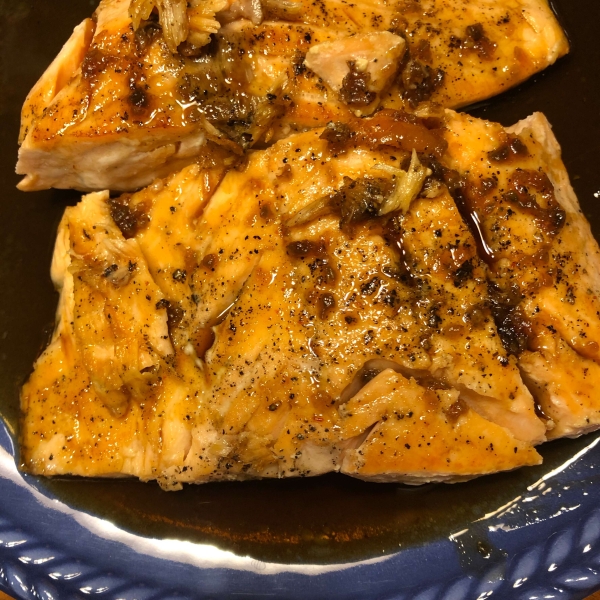 Honey Garlic Glazed Salmon