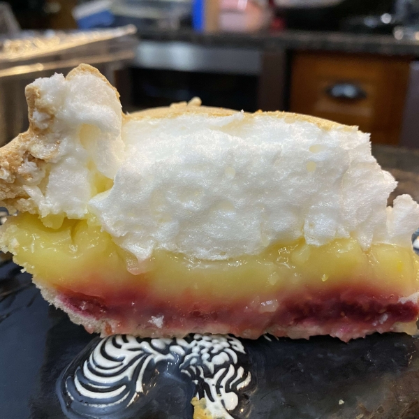 Raspberry Lemon Meringue Pie