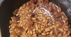 Maple and Ginger Baked Beans