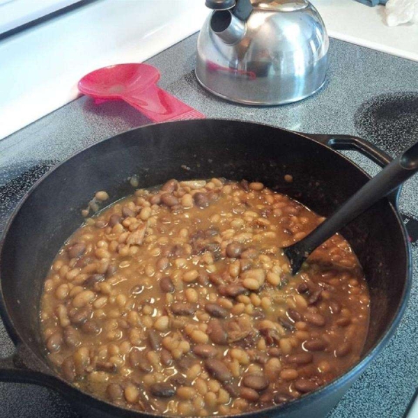 Maple and Ginger Baked Beans