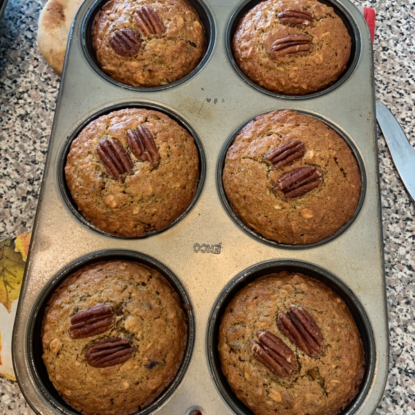 Date Flecked Orange Muffins