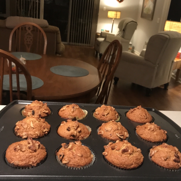 Date Flecked Orange Muffins
