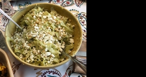 Tagliatelle with Coriander Pesto