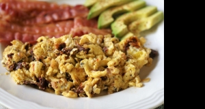 Scrambled Eggs with Sun-Dried Tomato