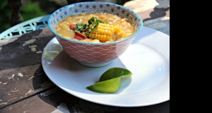 Instant Pot® Corn Chowder with Smoked Sausage