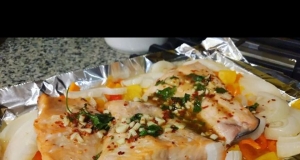 Sheet Pan Salmon and Bell Pepper Dinner