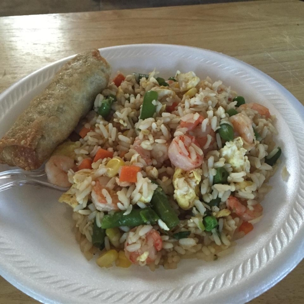 Ginger Shrimp with Fried Rice