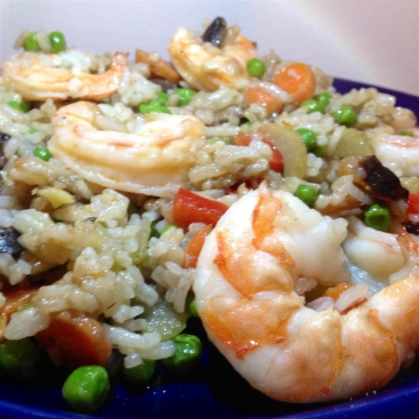 Ginger Shrimp with Fried Rice