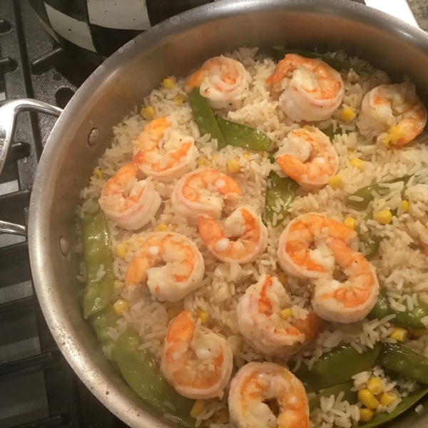 Ginger Shrimp with Fried Rice