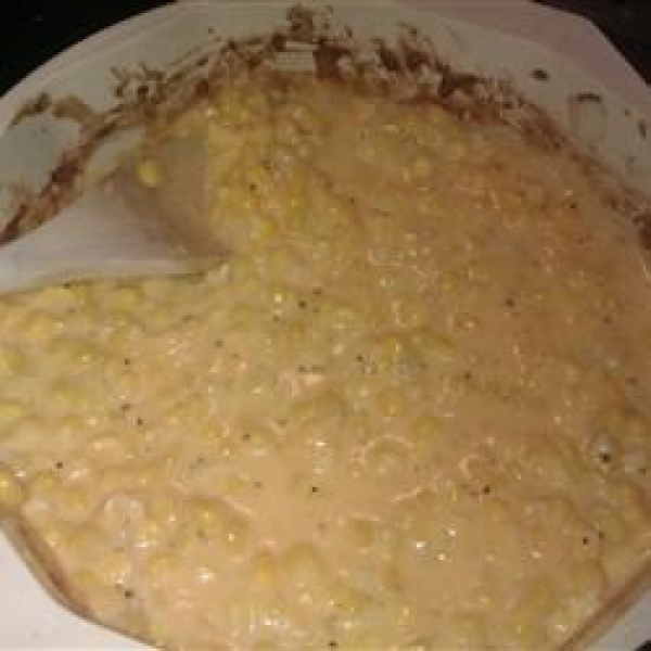 Quick Cheesy Corn