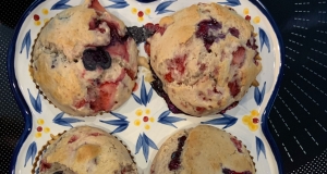Strawberry-Blueberry Muffins