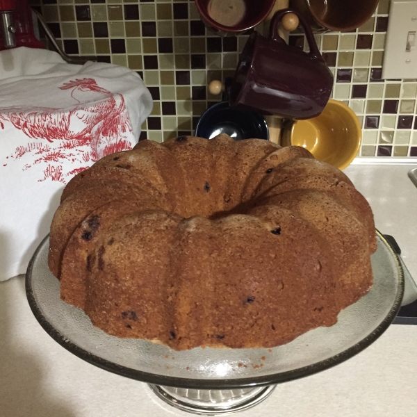 Elene's Blueberry Pound Cake