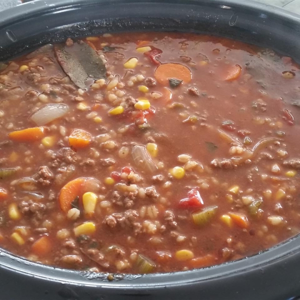 Hearty Hamburger Soup