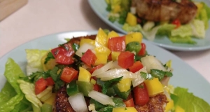 Blackened Tuna Steaks with Mango Salsa