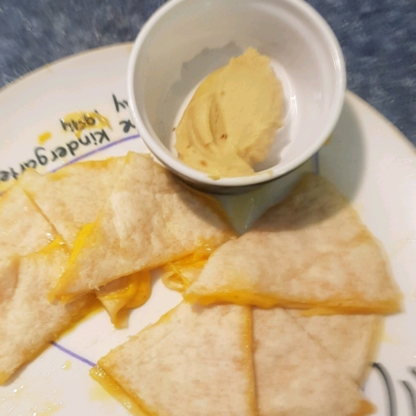 2 Minute Cheese Quesadillas