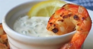 Grilled Shrimp with Lemon Aioli