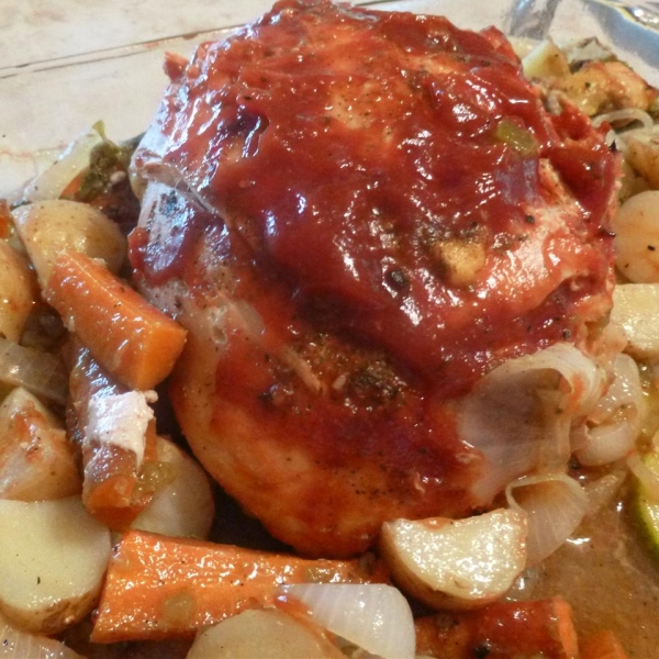 Healthier Baked Slow Cooker Chicken