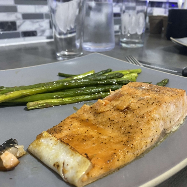 Soy Honey Glazed Salmon with Asparagus