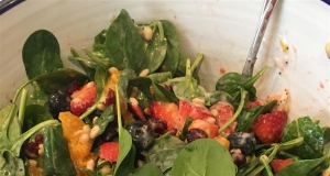 The Perfect Sunday Brunch Spinach Salad