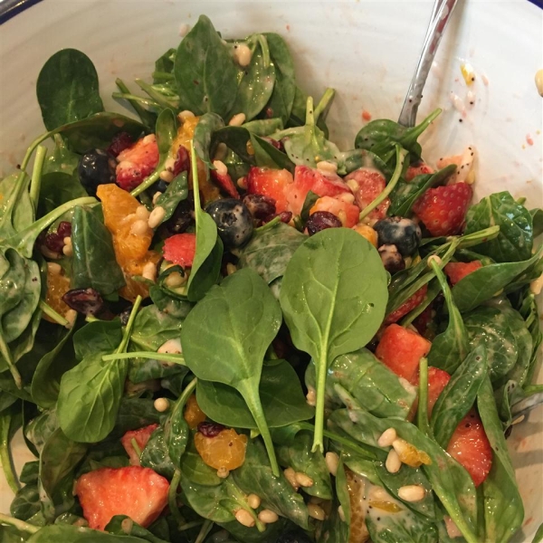 The Perfect Sunday Brunch Spinach Salad