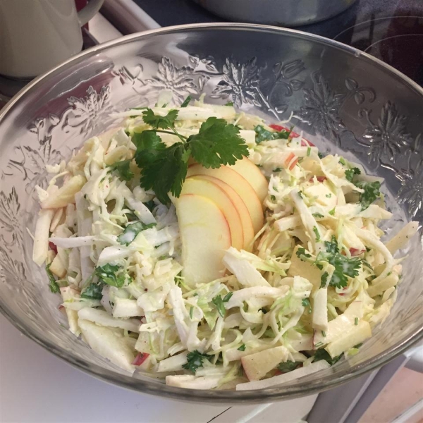 Apple Jicama Coleslaw